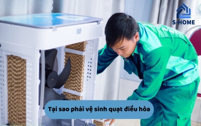 Cách vệ sinh quạt điều hòa 1