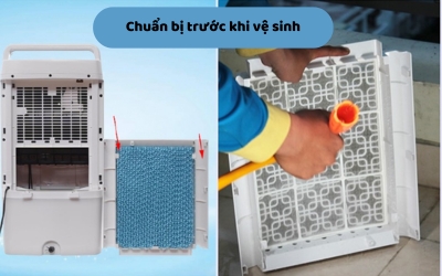 Cách vệ sinh quạt điều hòa 2