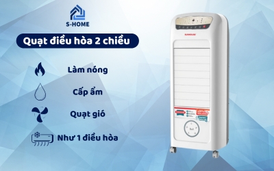 Quạt điều hoà 2 chiều nhật bản