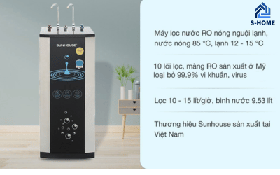 Bình lọc nước nóng lạnh Sunhouse