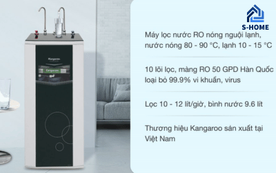 Bình lọc nước nóng lạnh Kangaroo