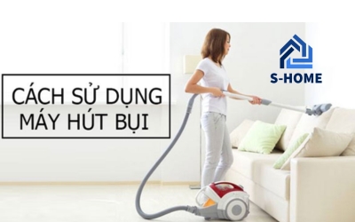 cách sử dụng máy hút bụi cầm tay